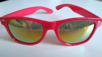 Sonnenbrille rot verspiegelte Gläser Atzen-Brille quatratisc Rheinland-Pfalz - Mayen Vorschau