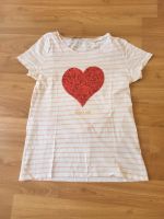 T-Shirt von Only in Gr.S Damen mit Pailletten Herz gestreift Bayern - Saal Vorschau