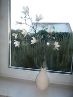 Blumenvase mit Kunstblume beige natur 21 // 70 cm Nordrhein-Westfalen - Erkelenz Vorschau