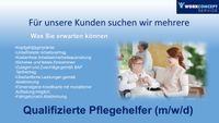 Qualifizierte Pflegehelfer (m/w/d) Thüringen - Eisenach Vorschau