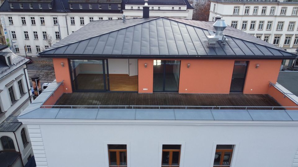 Penthouse-Büro mit großer Dachterrasse am Opernplatz in Chemnitz