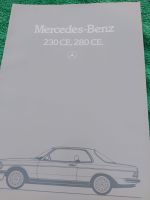 Prospekt Mercedes Benz W 123 Coupe 230 CE und 280 CE 1982 Baden-Württemberg - Weinheim Vorschau