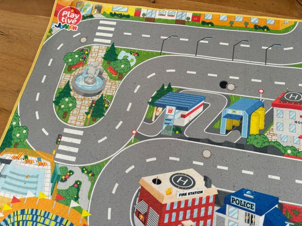 SPIELETEPPICH SPIELTEPPICH AUTOTEPPICH TEPPICH SPIELZEUG AUTOS in Schwelm