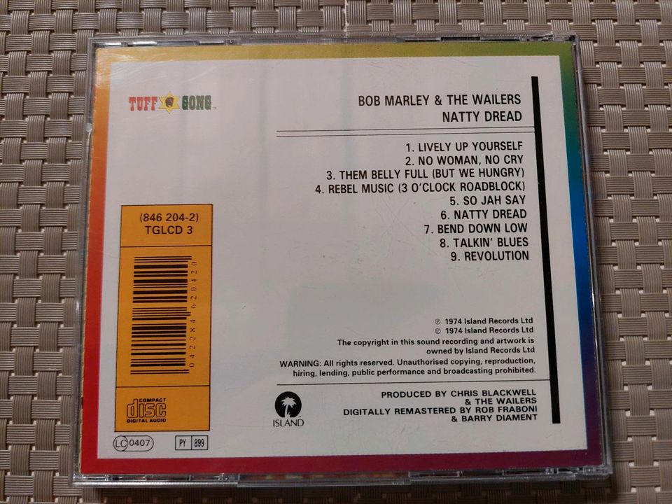 Bob Marley Natty Dread No Woman No Cry CD Reggae in Saldenburg