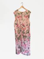 Sommerkleid floraler all over Print Blumen elegant tailliert XXL Bayern - Münchberg Vorschau
