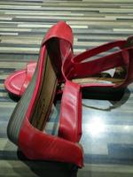 Rote Ledersandalen von Bonita soft.gr.41 Sachsen - Radebeul Vorschau