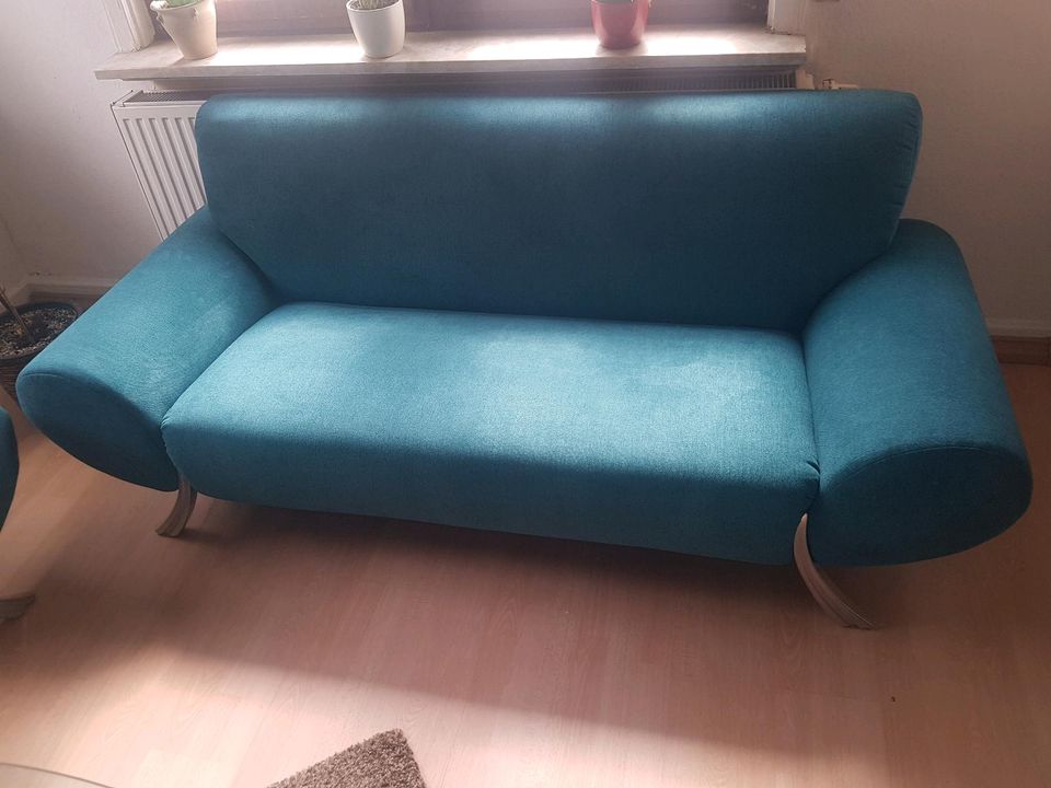 Rolf Benz Sofa Sitzgruppe Petrol in Augsburg