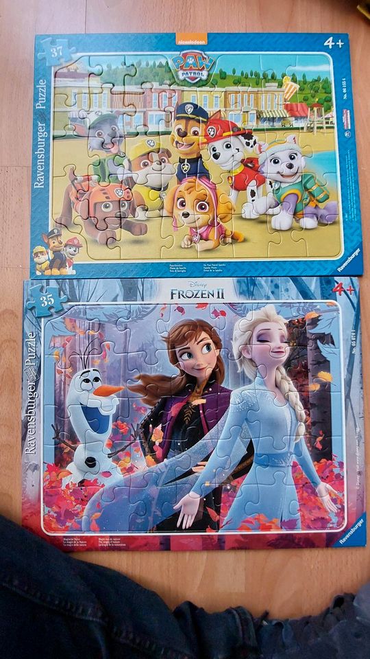 2 x Puzzle Elsa Eiskönigin und Paw Patrol in Bochum