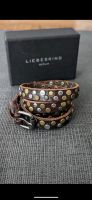 Liebeskind Berlin Lederarmband mit Nieten (braun) Hessen - Altenstadt Vorschau