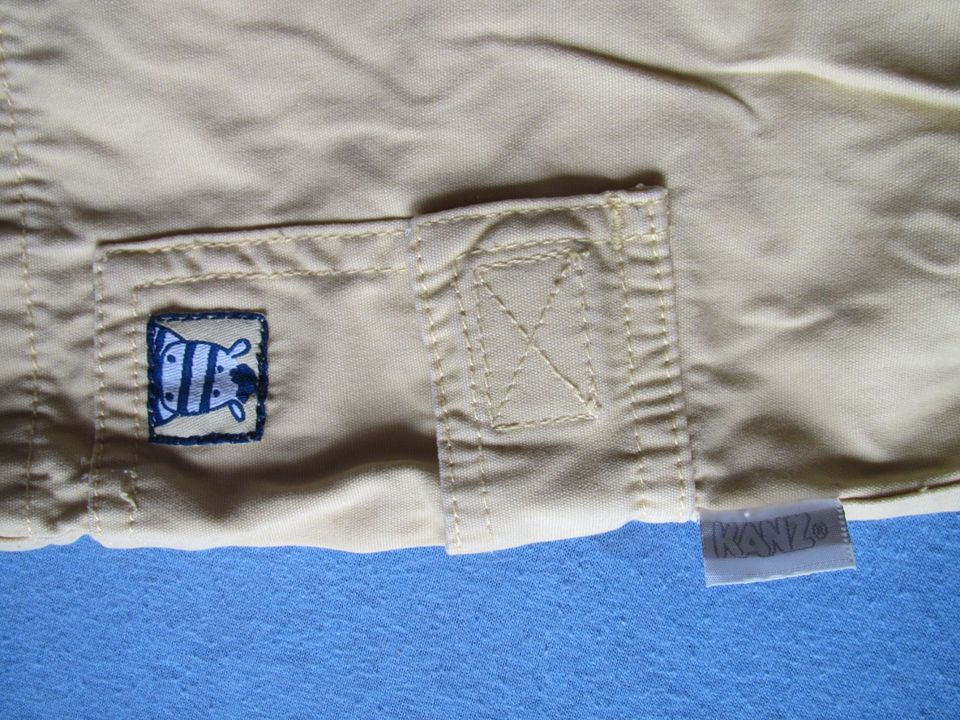 Kurze Hose Gr 68 Kanz beige gelb Zebra in Radebeul