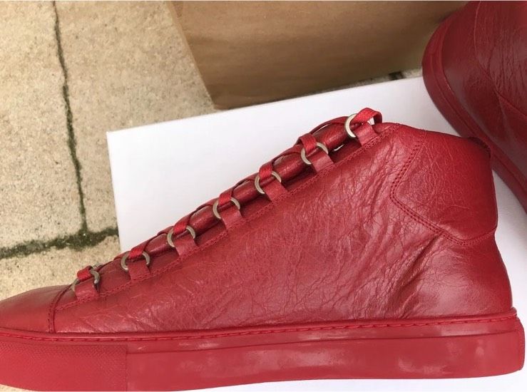 Balenciaga Arena Sneaker Rot Rouge Off White Größe 44 Triple S in Erfurt