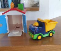 Playmobil 1 2 3 LKW mit Sotiergarange Baden-Württemberg - Nürtingen Vorschau