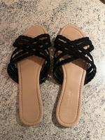 Sandalen Schlupfschuhe schwarz Gr. 39 Damen Schuhe schwarz Kreis Pinneberg - Uetersen Vorschau