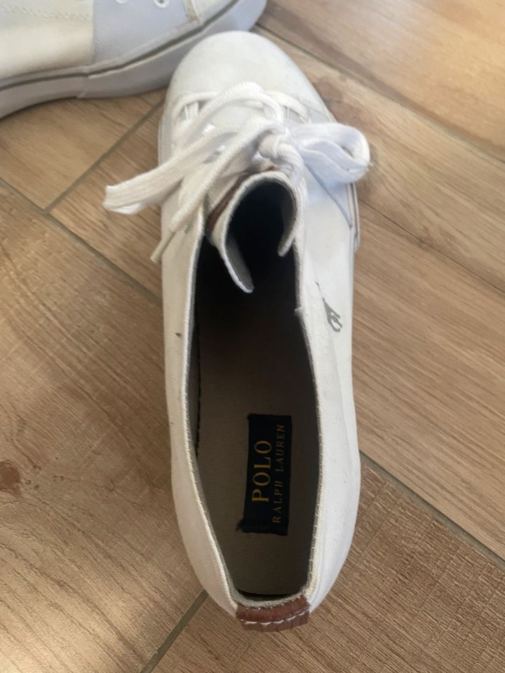 Ralph Lauren Polo Sneaker Weiß Gr 46 in Mannheim