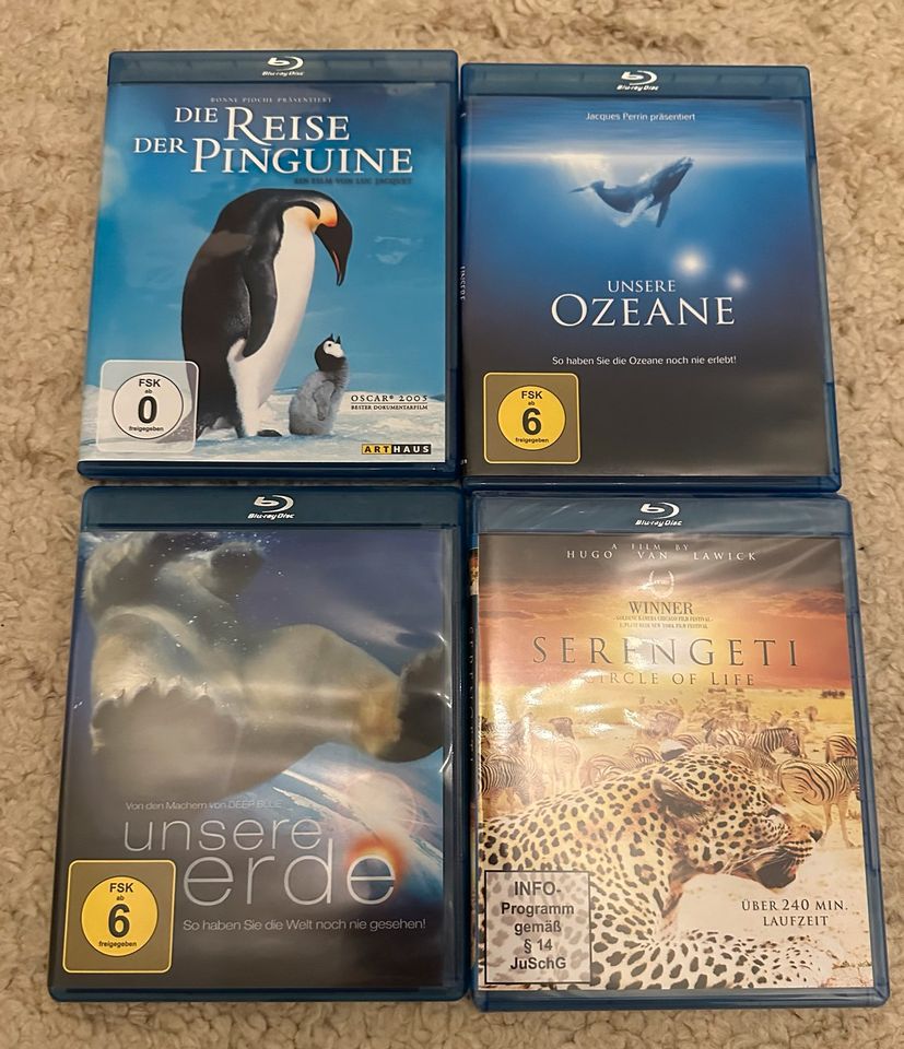 4 Blu Rays. Naturdokus in Berlin