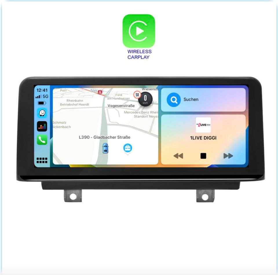 8.8" Touchscreen Android GPS Navigation Carplay Für BMW in Aschaffenburg