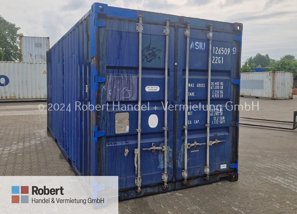 20 Fuß Lagercontainer, gebraucht Seecontainer, Container, Baucontainer, Materialcontainer in Ascheberg