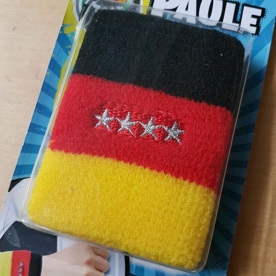 Deutschland Fußball Schweißband Armband Paule Kinder NEU OVP in Potsdam