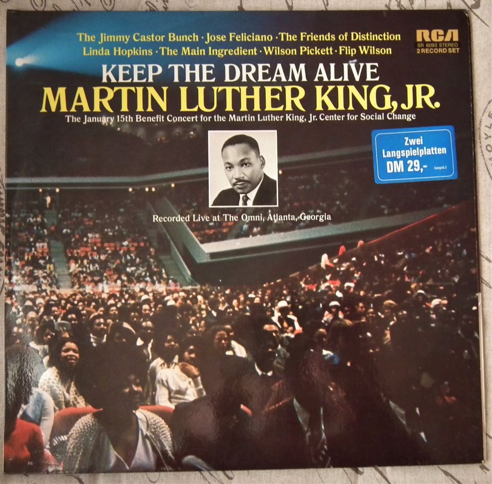 Doppel - LP Vinyl: Martin Luther King, jr - KEEP THE DREAM ALIVE in Langgöns