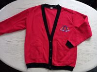 Jacke Sweatjacke Collegejacke Schuluniform Gr. M rot Stickemblem Bayern - Mertingen Vorschau