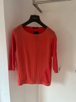 Shirt Bluse Seide Baumwolle Stretch Strenesse lachs rot S 36 Bayern - Neuching Vorschau