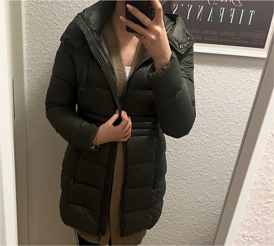 Dkny Jacke Khaki M Daunen Mantel in Bielefeld