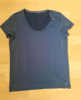 Tommy Hilfiger T-Shirt Oberteil S Blau Silber mit Schimmereffekt Bayern - Spardorf Vorschau