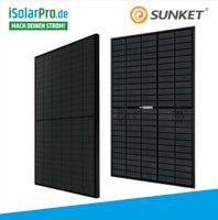 400W SUNKET Glas-Glas All Black 120 Zellen Bifacial HJT Mono Halbzellen-PV-Module Solarmodule 1755x1038x30mm Photovoltaik Solarpanel Nordrhein-Westfalen - Moers Vorschau