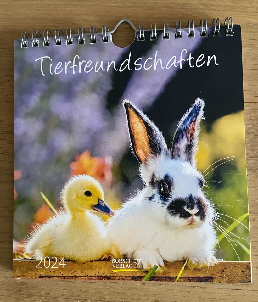 Korsch Postkartenkalender Tierfreundschaften 2024 NEU in Lahnstein