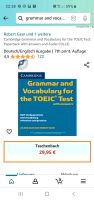Neu Cambridge Grammar and Vocabulary for the TOEIC Test Schleswig-Holstein - Elmshorn Vorschau
