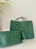 Kleine elegante Damenhandtasche inkl. Innentasche, grün Hamburg-Nord - Hamburg Barmbek Vorschau