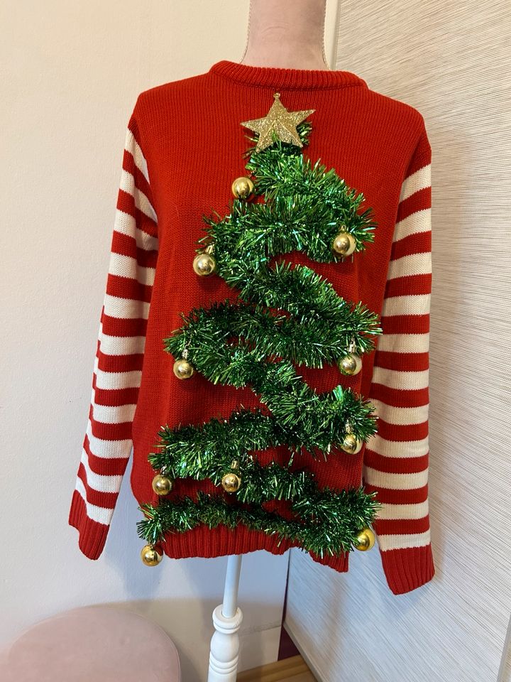 NEU! Weihnachtspullover / Motto Tannenbaum  - Fasching Pullover in Dietenhofen