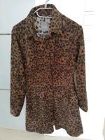 Minikleid aus Cord mit Knopfleiste und Taschen Leopardenprint Bayern - Olching Vorschau