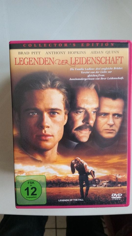Legenden der Leidenschaft DVD mit Brad Pitt + Anthony Hopkins in Dannstadt-Schauernheim