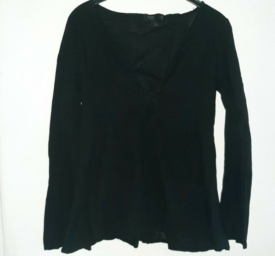 Tunika bluse shirt  von sisters gr s /m  38/40 schwarz langarm in Baltmannsweiler