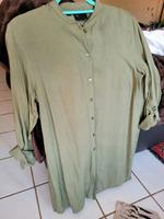 Lässige Longbluse Bluse 100 % Viskose Gr. 40 Nordrhein-Westfalen - Bedburg Vorschau