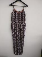 Yessica Damen Jumpsuit Träger schwarz weiß orange Muster gr.40 L Bayern - Grafenau Vorschau