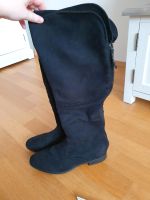 Flache Stiefel 38 Schwarz Samt München - Milbertshofen - Am Hart Vorschau