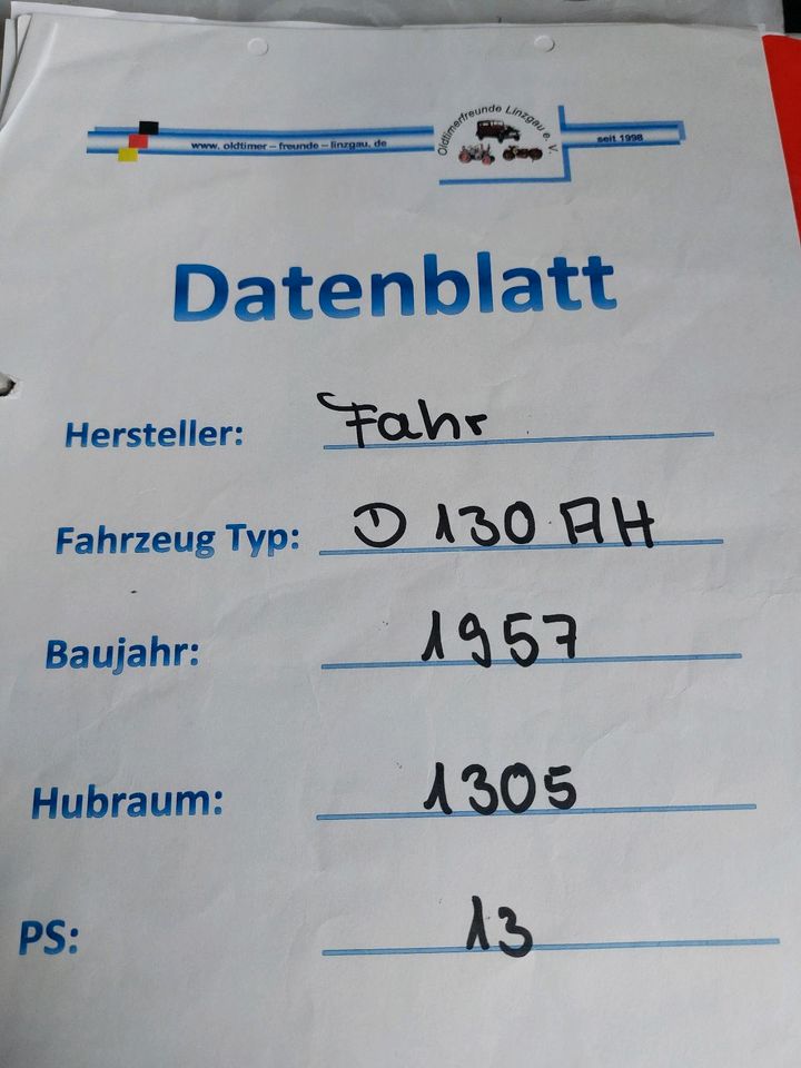 Fahr D 130 AH in Wilhelmsdorf