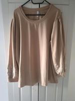 Pullover Langarmshirt Sheego 48/50 beige Brandenburg - Roskow Vorschau