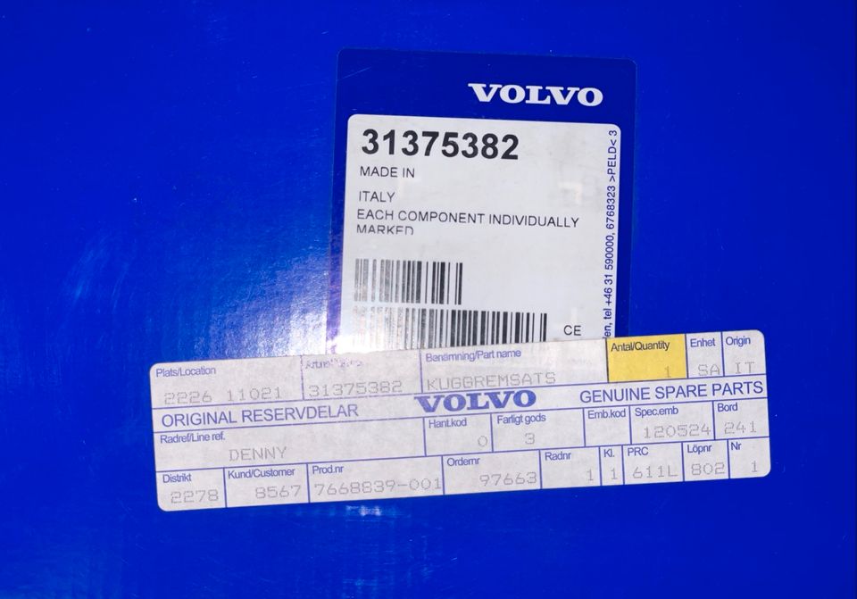 Original Volvo Zahnriemensatz C30 S40 V50 S80 V70 in Nehren