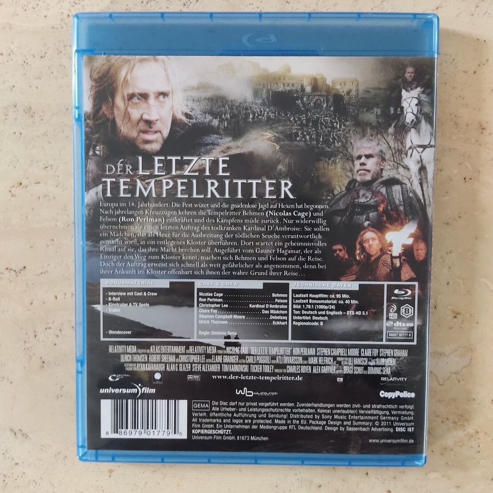 Exodus Götter und Könige 3D Blu-Ray, Der letzte Tempelritter in Hannover