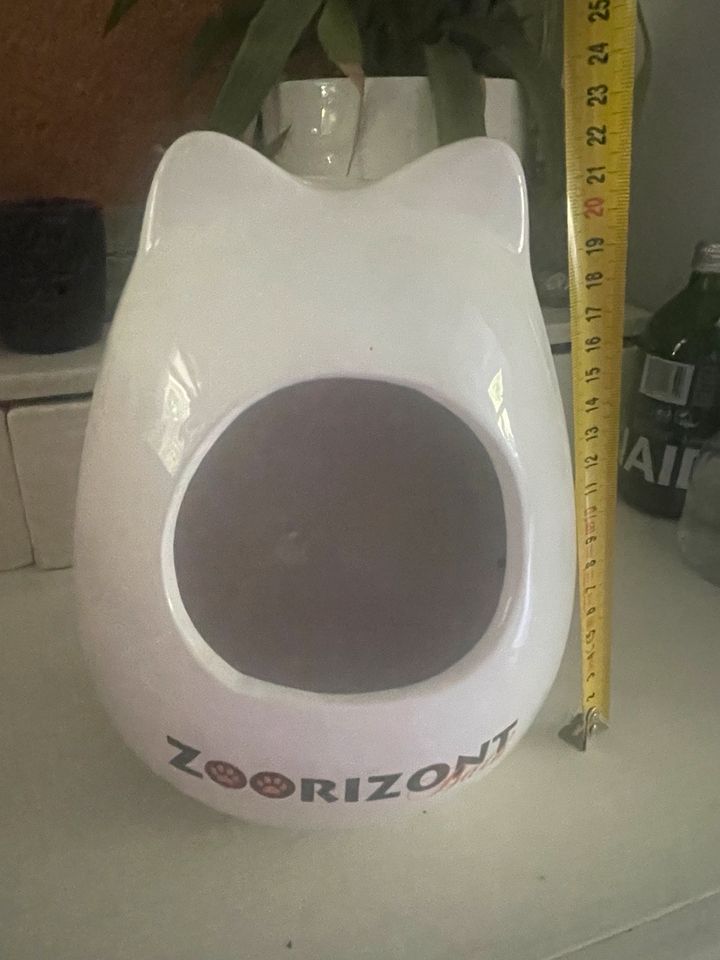 Zoorizont weiß Öhrchenbad Hamster Hamsterversteck Keramik Sammler in Wankendorf
