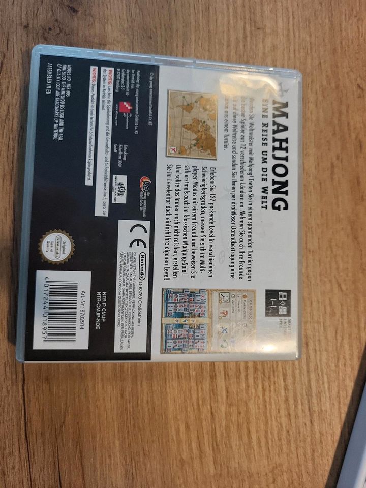 Nintendo 3DS Mahjong 3D deutsche &spanische Version in Neckarbischofsheim