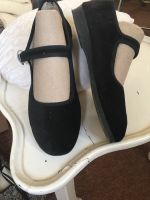 festliche Ballerina-Schuhe Samt schwarz Gr. 40 Neustadt - Hohentor Vorschau