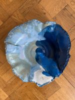 Keramikschale handgemacht Obstschale blau/grün Rheinland-Pfalz - Trierweiler Vorschau
