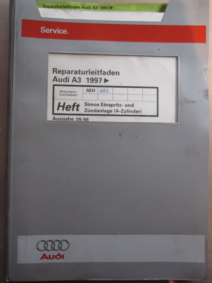 1 ORIG. REPARATURLEITFADEN AUDI A3 1997-, SIMOS EINSPRITZ- in Würzburg