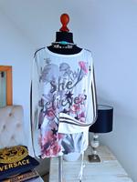 MONARI Damen Bluse Sweatshirt weiß Muster Gr.46-3XL Niedersachsen - Twistringen Vorschau
