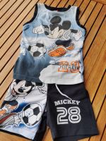 MEGAsüß Mickey Maus Sommer SET 98-104 schwarz,hellblau Fußball Bayern - Karlstein Vorschau