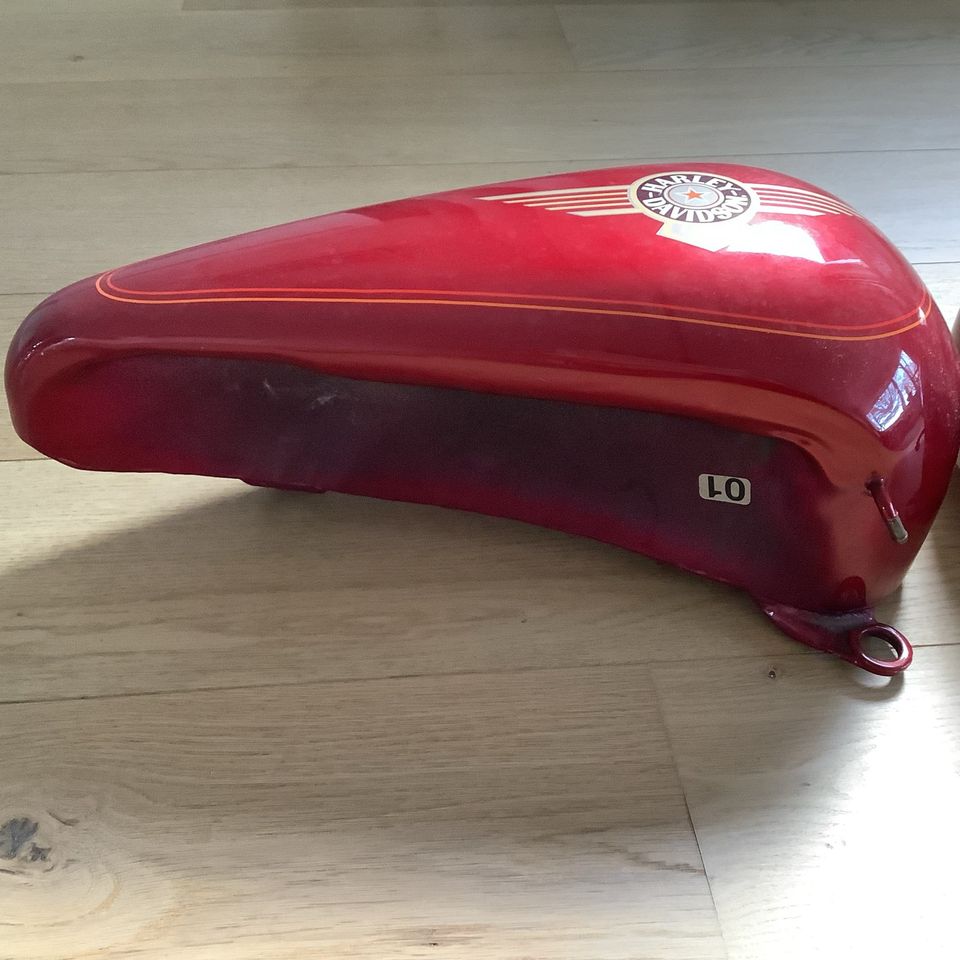 Harley Tank EVO Bright Victory Red FAT BOY Softail FLSTF 92-95 in Gronau (Westfalen)